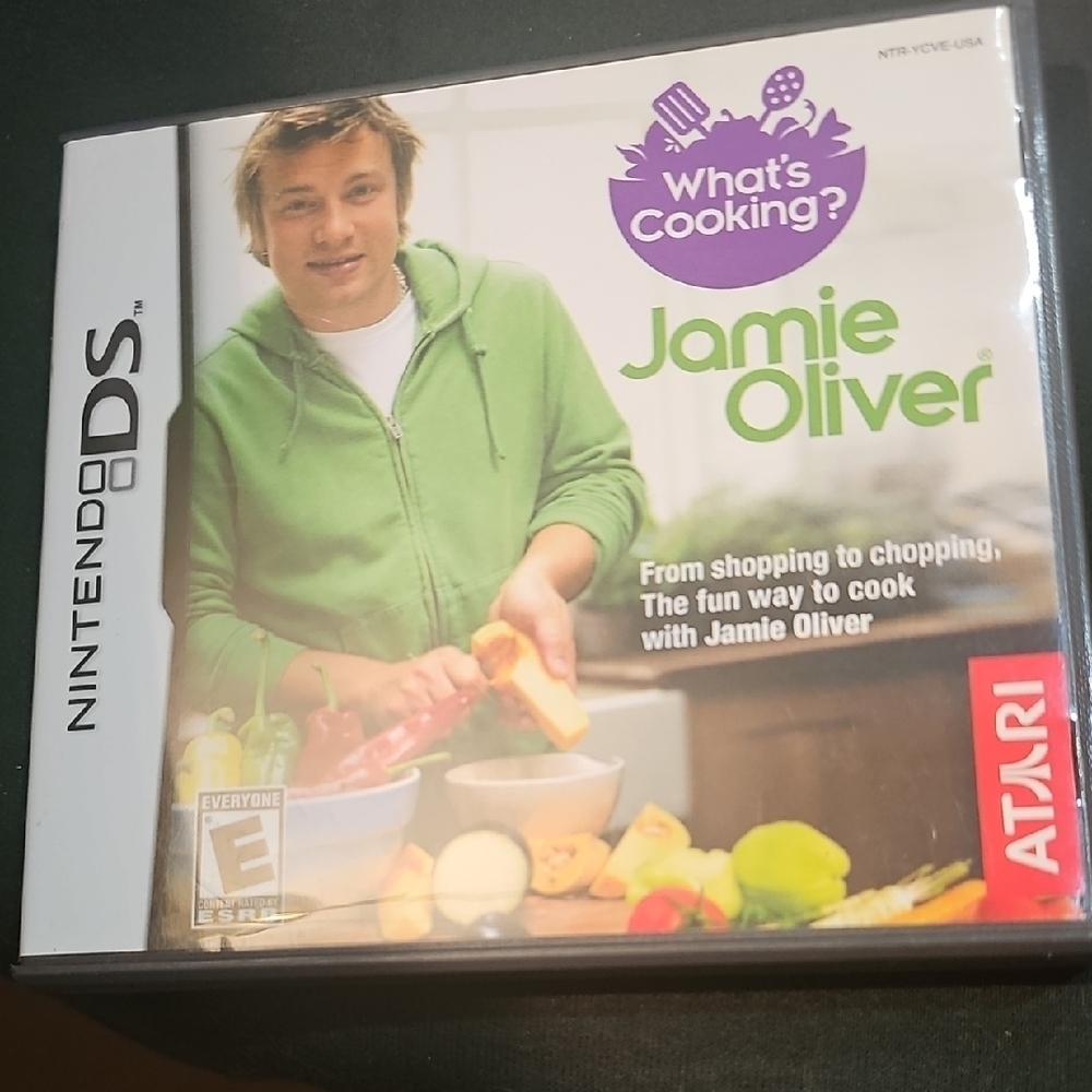 Nintendo DS What's Cooking? Jamie Oliver - Green and Red